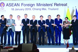 各東盟團長合照留念。