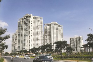 本市冒起許多高層公寓。