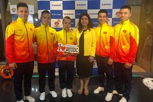 越南健美操運動員。