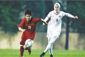 越南-伊朗比賽一瞥。