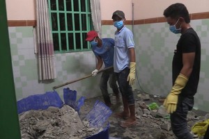 發現兩具屍體埋在混凝土中