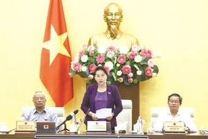 第十四屆國會常務委員會第三十六次會議，在國會主席阮氏金銀的主持下，於昨(16)日上午在國會大廈圓滿閉幕。