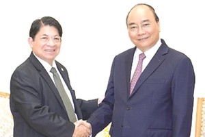 政府總理阮春福昨(6)日下午在政府辦事處接見尼加拉瓜外交部長