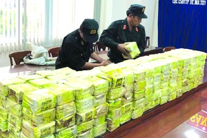 本市公安今年 4 月查t獲 1.1 噸冰毒。