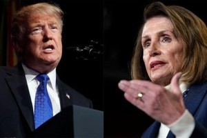 美國總統特朗普和聯邦眾議員議長佩洛西在移民改革上誰也不肯讓一步 （圖源： 路透社） 