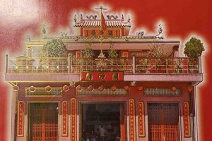 重修後的隆慶關帝廟。