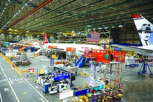 美國華盛頓州波音生產基地。