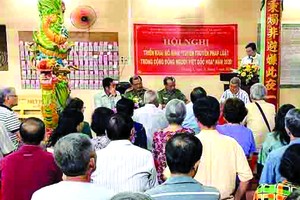 新安市開展「在華人社群宣傳法律」模式