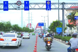 市交通運輸廳最近告知，該廳已成功消除平盛郡平利一橋上的交通事故頻發地點。