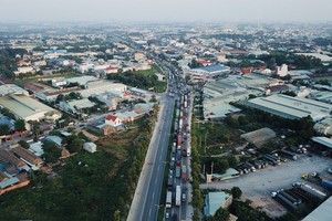 平陽省美福-新萬路線（示意圖源：互聯網） 