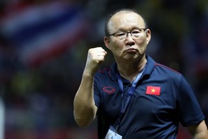 越南男足球隊主教練朴恒緒。