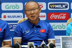 越南男子足球隊主教練朴恒緒。