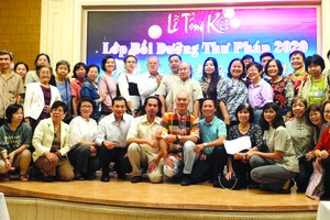 華文書法培訓班結業禮。