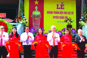 值春祿解放日46週年紀念，經近1年加緊施工的同奈省春祿縣烈士祠於昨(9)日落成。