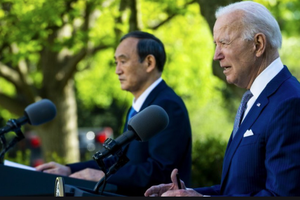 日美首腦會談強調同盟關係