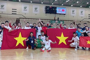 越南國家室內５人制足球隊分在D組