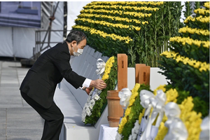 日本廣島市6日迎來被美軍投擲原子彈76週年的“核爆日”。