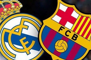 巴薩（右）與皇馬標誌圖片