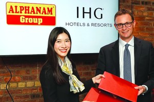 我國Alphanam地產股份公司與洲際集團(IHG)日前簽署了旅遊合作備忘錄。