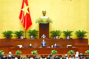 國會代表昨(12)日上午結束對各部長的質詢後，政府總理范明政再次明確各項相關問題並回答國會代表質詢。