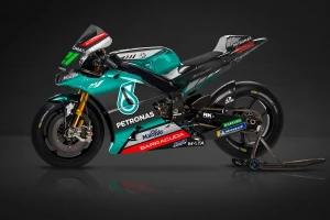 Dàn áo của chiếc xe đua của đội đua mới Petronas Yamaha SRT 