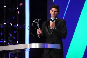 Novak Djokovic trong đêm trao giải