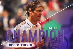 Roger Federer giành danh hiệu "thập toàn thập mỹ" ở Halle Open