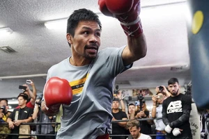 Pacquiao ráo riết tập luyện cho trận đấu với Thurman