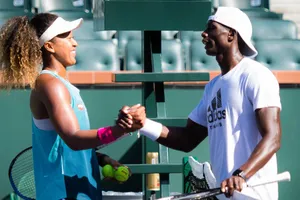 Naomi Osaka và HLV Jermaine Jenkins khi còn hợp tác