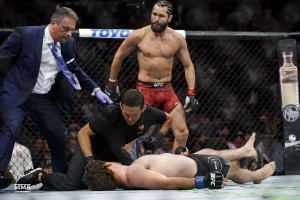 Masvidal trong trận knock-out Askren