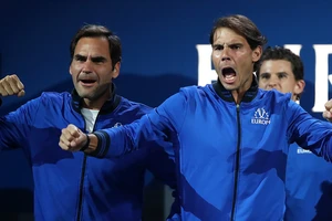 Federer và Nadal ở Laver Cup 2019