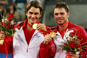 Federer và Wawrinka giành HCV đôi nam ở Olympic 2008
