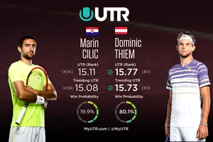 Cilic và Thiem sẽ đối đầu nhau vào lúc 17 giờ. 