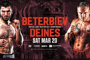 Hình ảnh quảng bá trận Beterbiev vs Deines