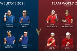 Đội tuyển châu Âu vs Đội tuyển Thế giới ở Laver Cup 2021