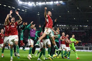 Niềm vui chiến thắng của tuyển Hungary