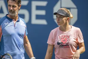 Halep khi còn làm việc với HLV Mouratoglou