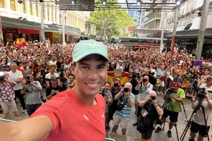 Nadal xuất hiện ở Brisbane thu hút sự chú ý của đông đảo khán giả hâm mộ