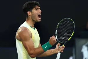 Alcaraz đang chơi cực hay ở Australian Open 2024