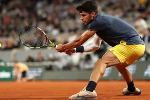 Alcaraz có màn trình diễn rất chật vật