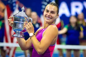 Sabalenka và chiếc cúp vô địch US Open