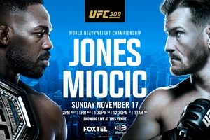 Jones sẽ đối đầu Miocic ở sự kiện UFC 309