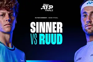 Sinner sẽ đấu Ruud vào lúc 2 giờ 30 rạng sáng mai