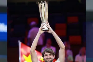 Vacherot là người có thứ hạng thấp nhất vô địch hệ giải Masters 1.000