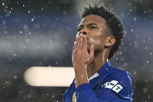 Estevao trong trận thắng Ajax