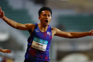 Boonson trên đường chạy