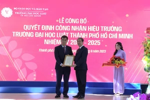 Trường Đại học Luật TPHCM có hiệu trưởng mới