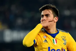 Paulo Dybala (Juventus) ăn mừng bàn thắng sau thời gian dài khô hạn. Ảnh: Getty Images.