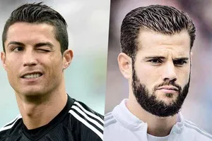 Cristiano Ronaldo và Nacho Fernandez.