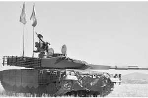 伊朗最新型卡拉爾主戰坦克。